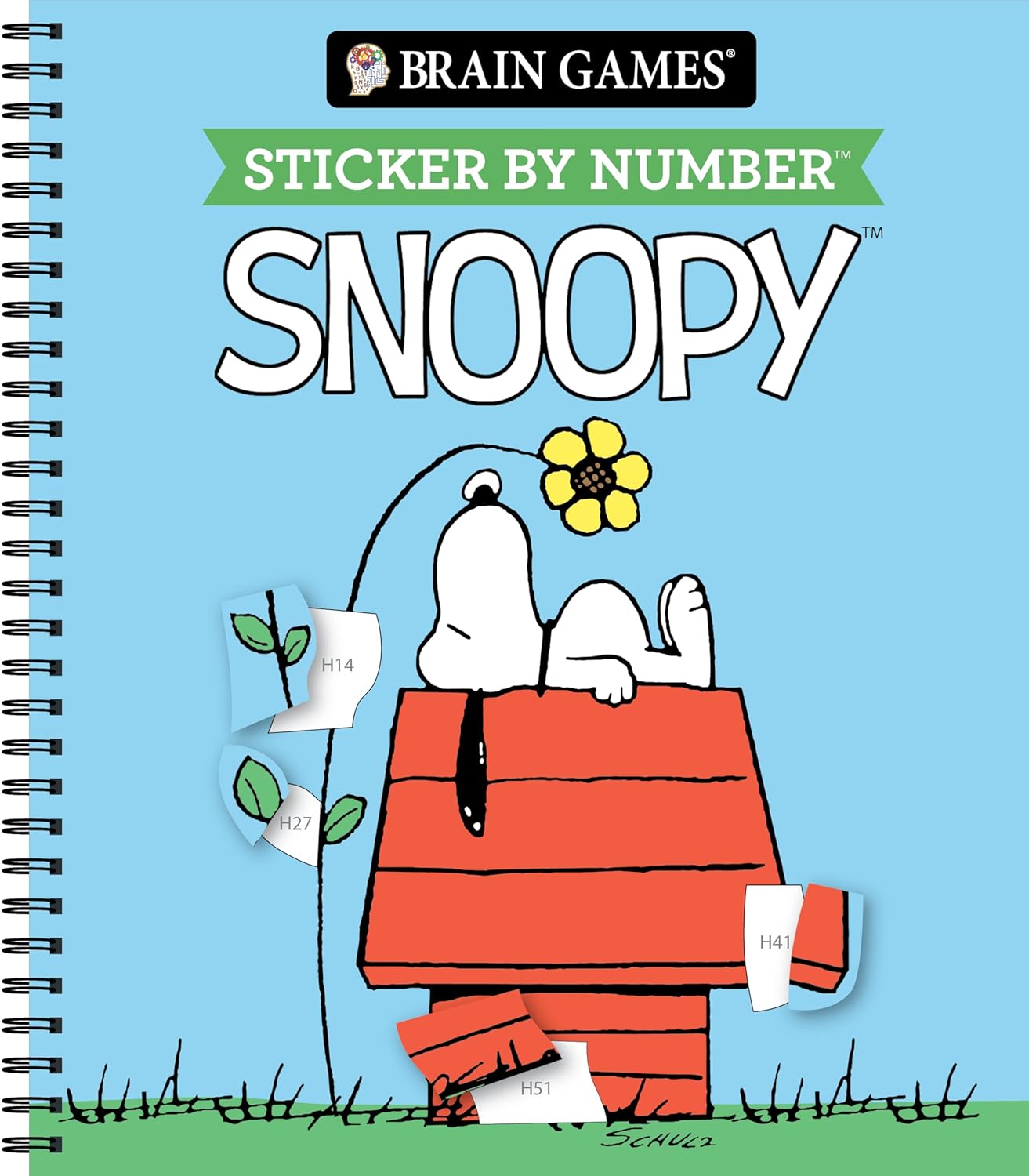 Brain Games - Sticker by Number - Snoopy