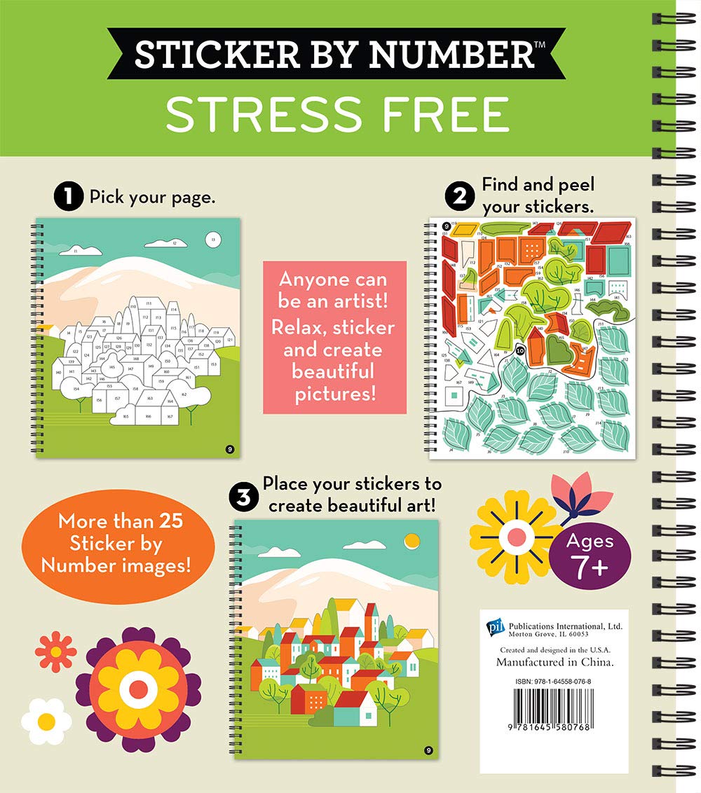 Brain Games - Sticker by Number - Stress Free