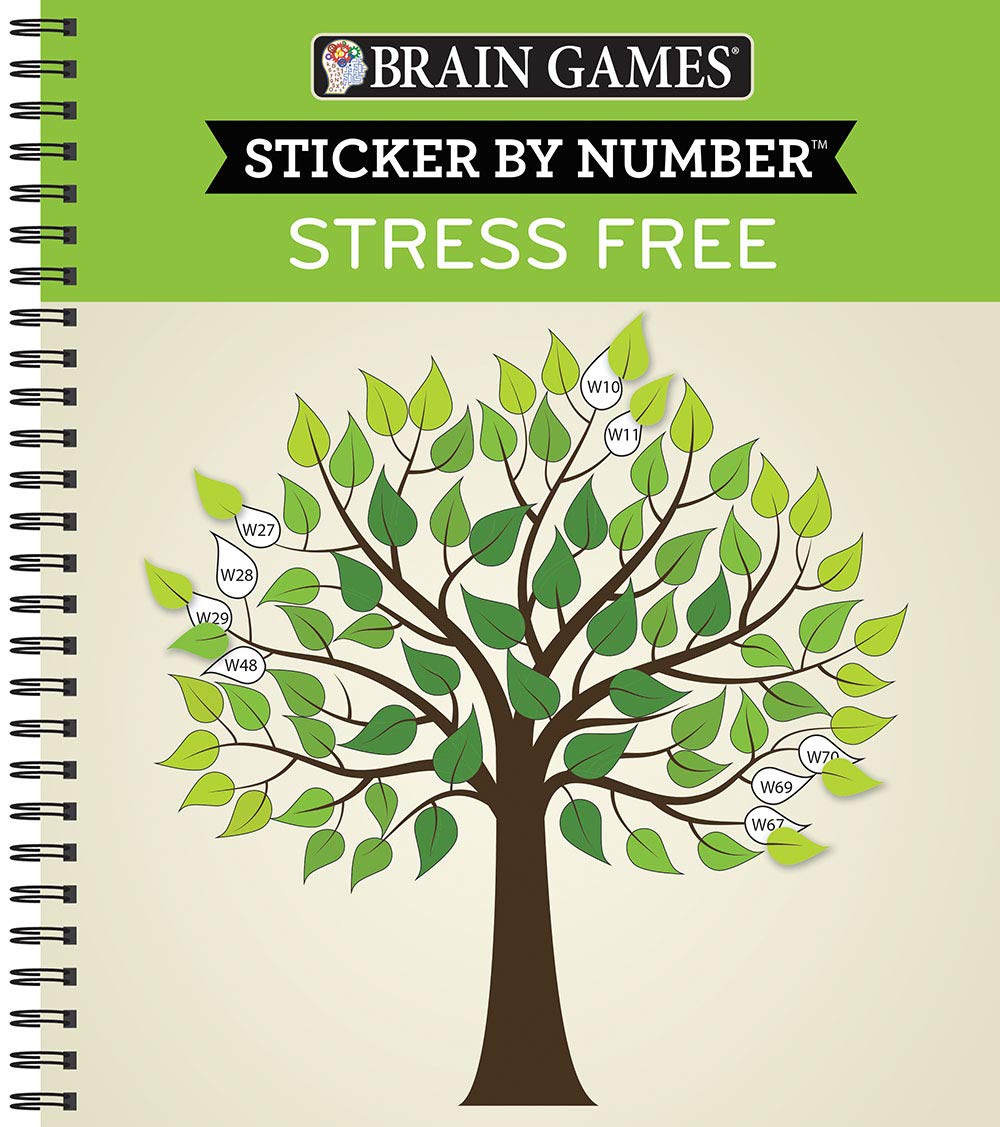Brain Games - Sticker by Number - Stress Free