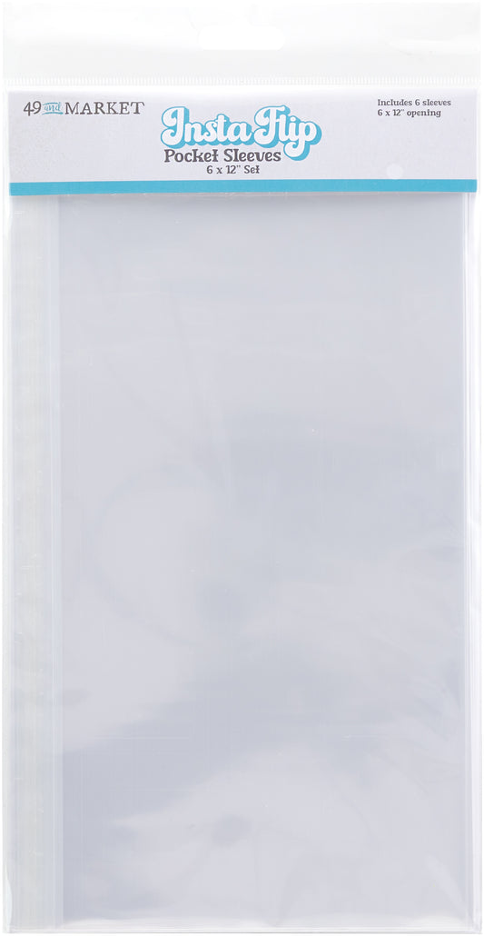 49 And Market InstaFlip Sleeves - 6 x 12 Set
