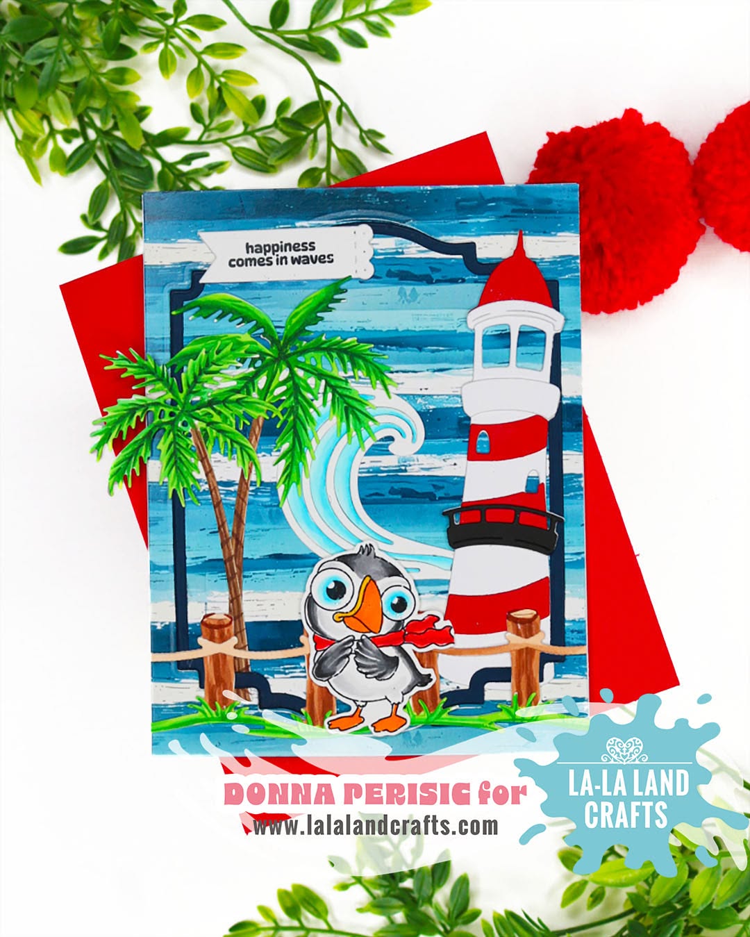 La-La Land Crafts - Clear Photopolymer Stamps - Puffin By