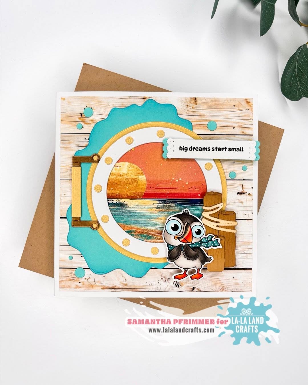 La-La Land Crafts - Clear Photopolymer Stamps - Puffin By