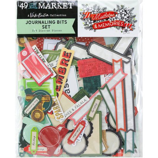 49 and Market - Mistletoe and Memories Collection - Journaling Die Cuts
