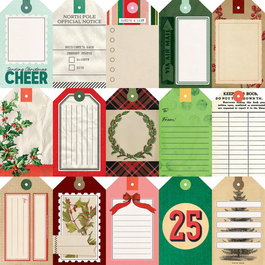 49 and Market - Mistletoe and Memories Collection - 12 x 12 Double-Sided Paper - Starters Paper 10