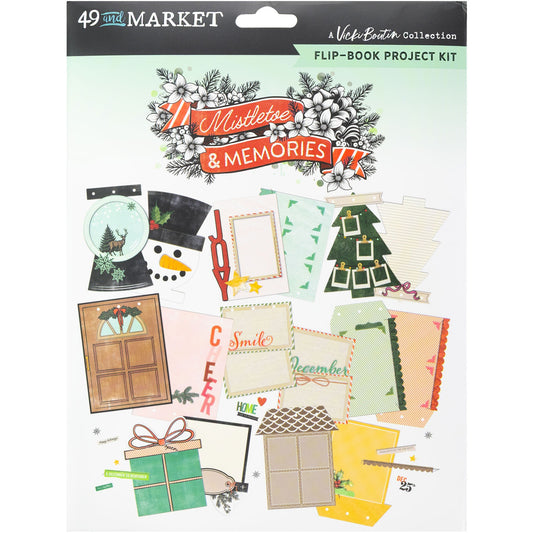 49 and Market - Mistletoe and Memories Collection - Flip Book Kit