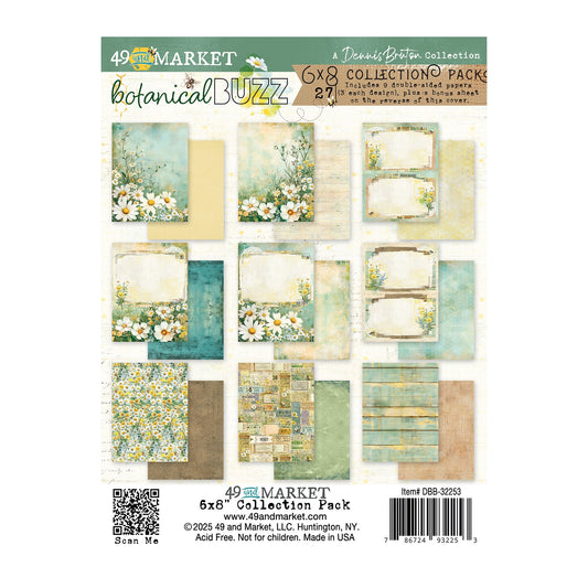 49 and Market - Botanical Buzz Collection - 6 x 8 Collection Pack