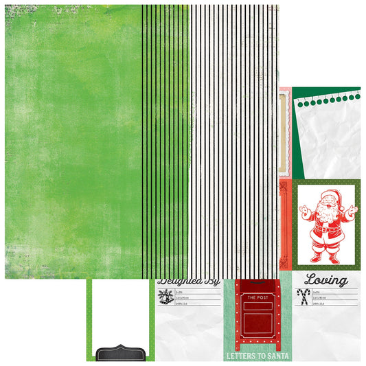49 and Market - Mistletoe and Memories Collection - 12 x 12 Double-Sided Paper - Starter Paper 1
