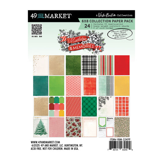 49 and Market - Mistletoe and Memories Collection - 6 x 8 Paper Pack