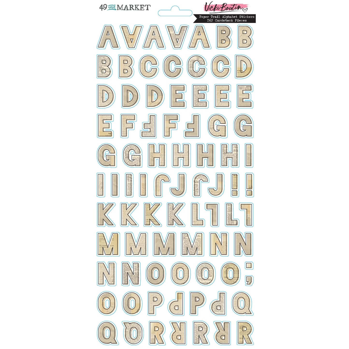 49 and Market - Cardstock Stickers - Vickie Boutin Paper Trail