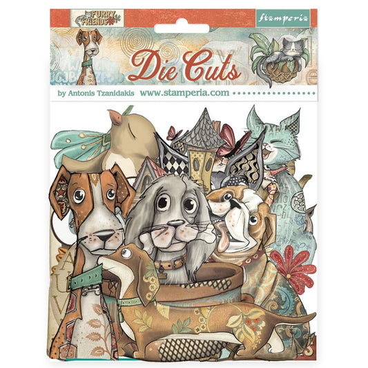 Stamperia - Furry Friends Collection - Die Cuts
