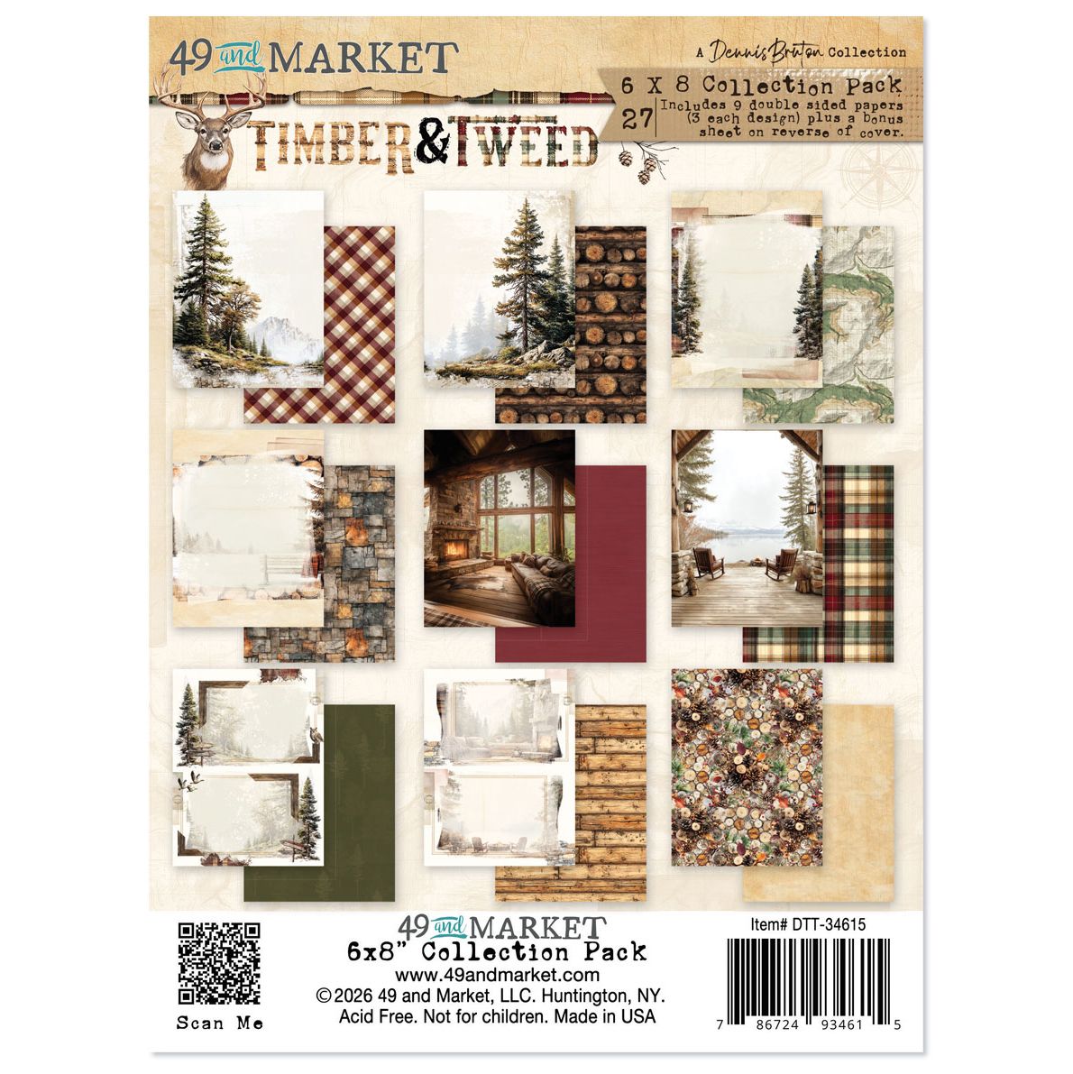 49 and Market - Timber & Tweed - 6 x 8 Collection