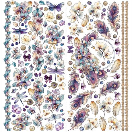 49 and Market - Plume & Petal Collection - Ephemera - Laser Cuts - Elements