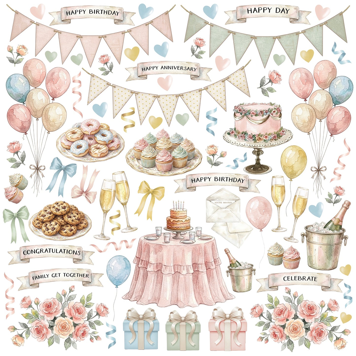 49 And Market - All-In-One Kit - Confetti Moments