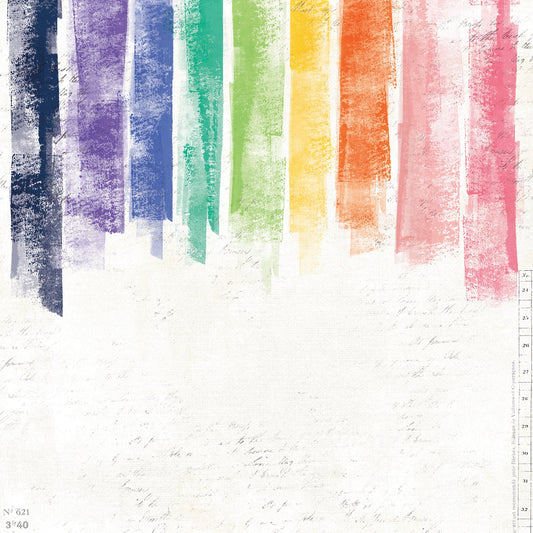 49 And Market - Vicki Boutin - Artful Moments Collection - 12 x 12 Double-Sided Paper - Starters 2
