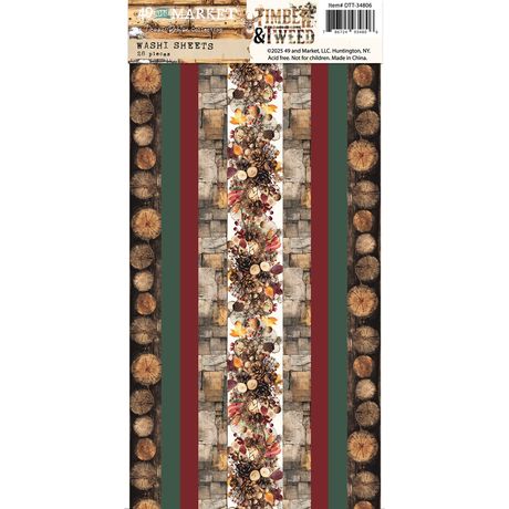 49 and Market - Timber & Tweed Collection - Washi Tape Sheets