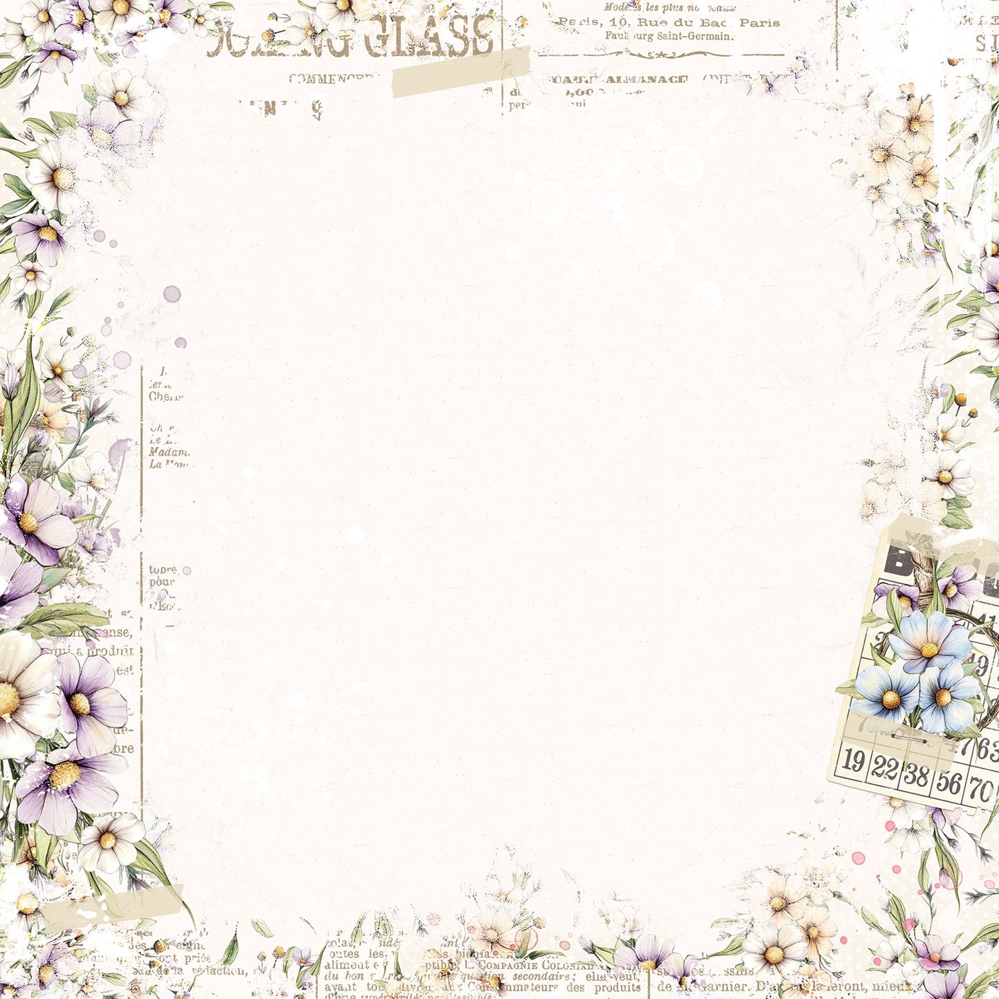 49 and Market - The Looking Glass Collection - 12 x 12 Double-Sided Paper - Hidden Archive