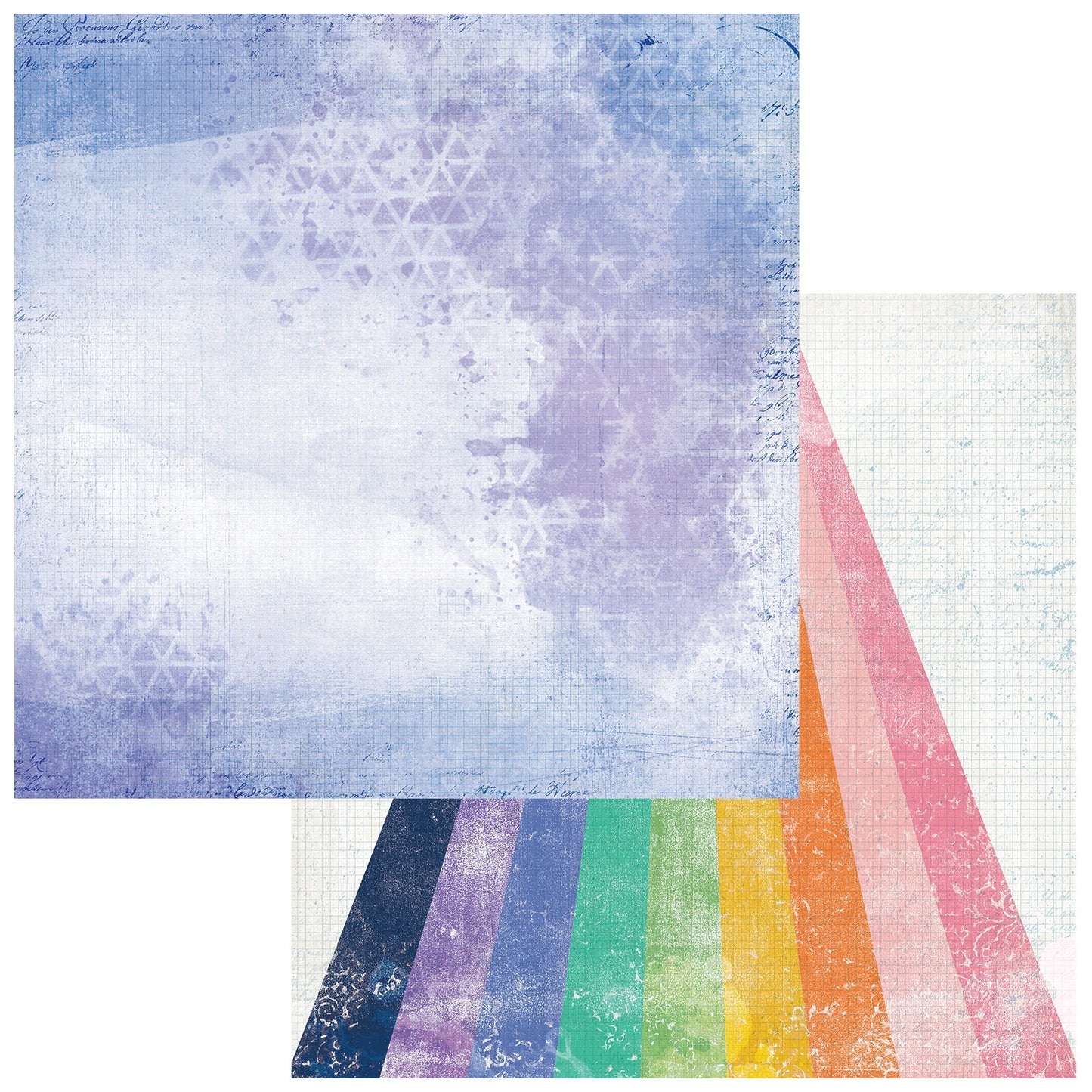 49 And Market - Vicki Boutin - Artful Moments Collection - 12 x 12 Double-Sided Paper - Starters 9
