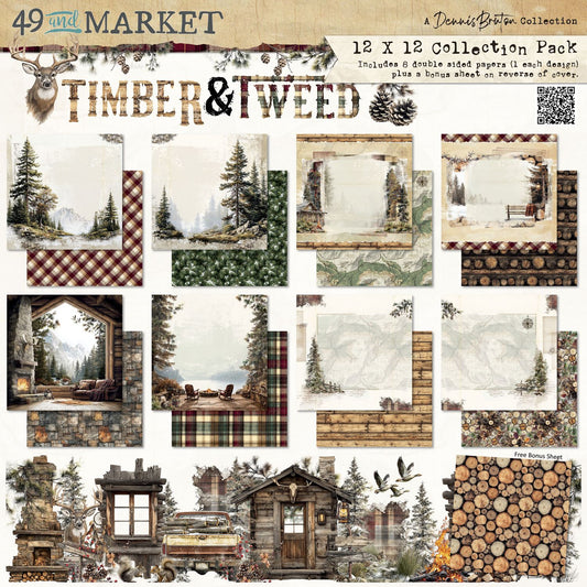 49 and Market - Timber & Tweed - 12 x 12 Collection Kit