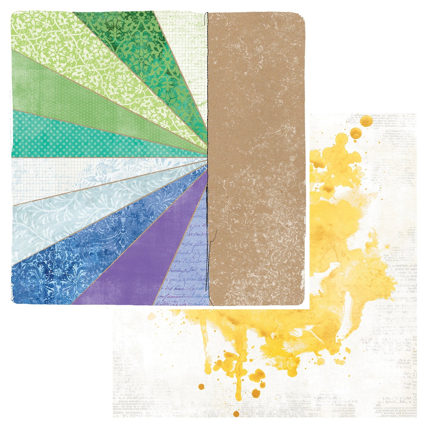49 And Market - Vicki Boutin - Artful Moments Collection - 12 x 12 Double-Sided Paper - Starters 6