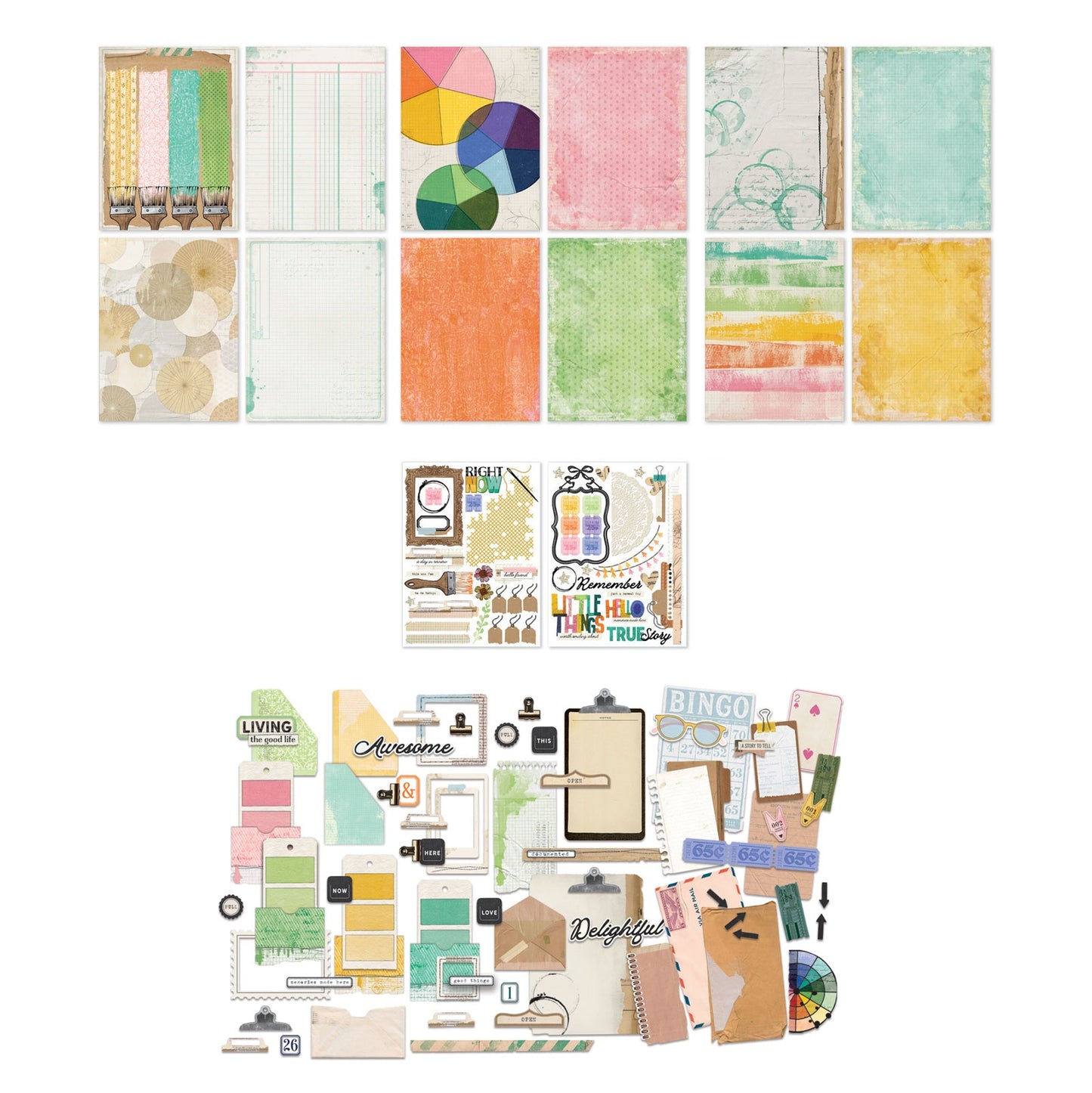 49 And Market - Vicki Boutin - Artful Moments Collection - 6 x 8 Paper Collection