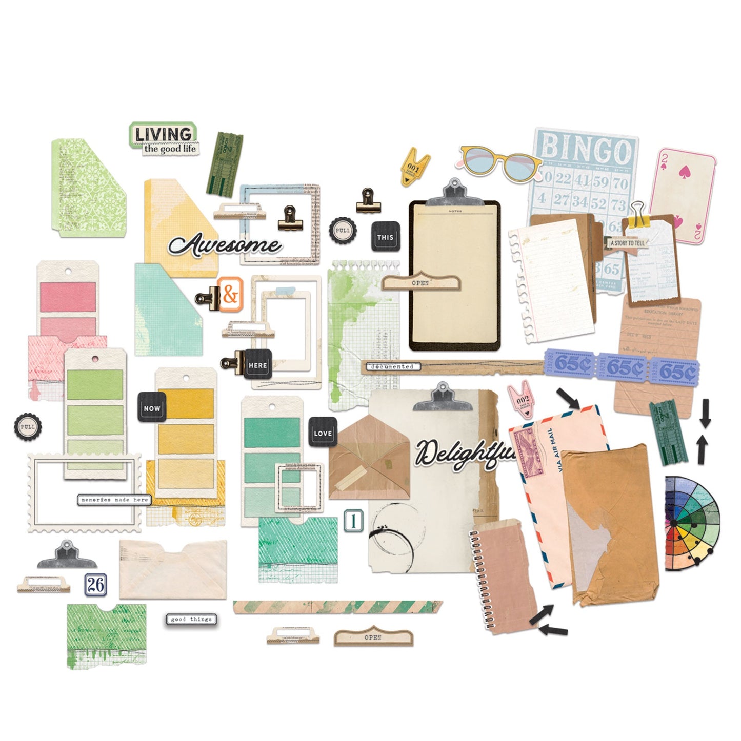 49 And Market - Vicki Boutin - Artful Moments Collection - 6 x 8 Paper Collection