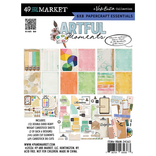 49 And Market - Vicki Boutin - Artful Moments Collection - 6 x 8 Paper Collection