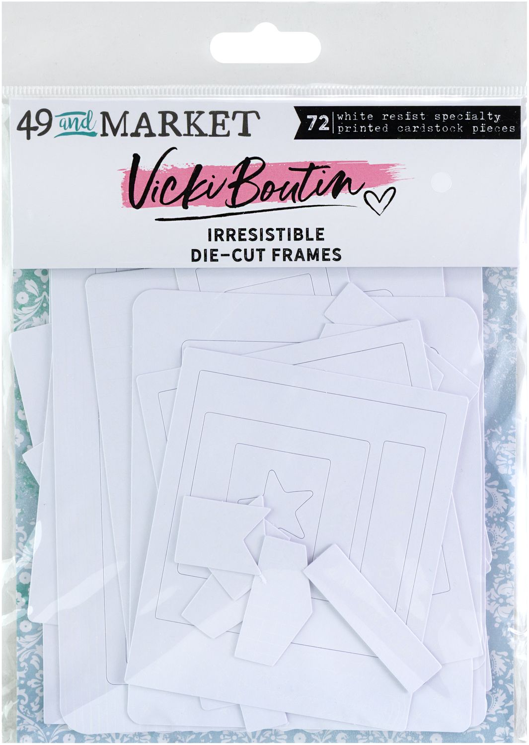 49 and Market - Vicki Boutin - Irresistible Collection - Ephemera - Die-Cut Frames