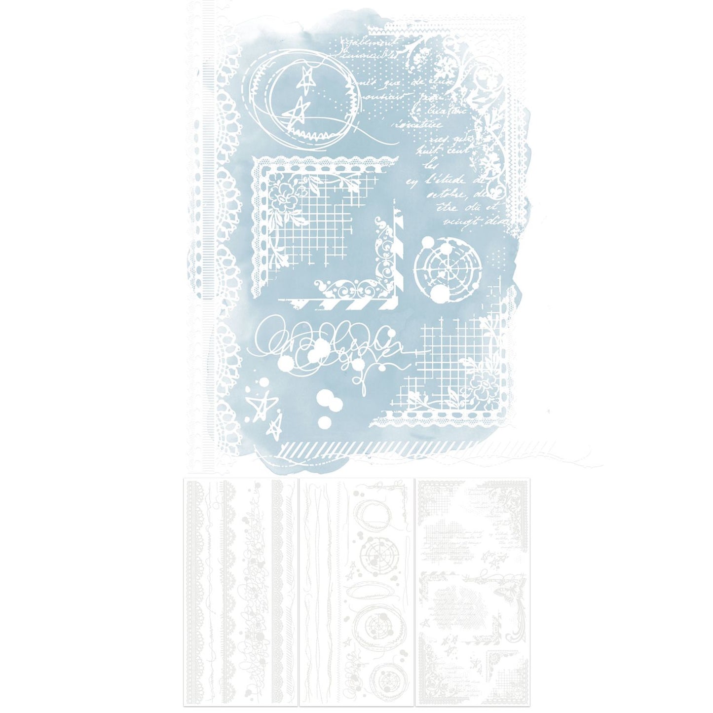 49 and Market - Vicki Boutin - Irresistible Collection - Artful Edges Rub-On Transfers