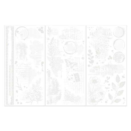 49 and Market - Vicki Boutin - Irresistible Collection - Artful Layers Rub-On Transfers