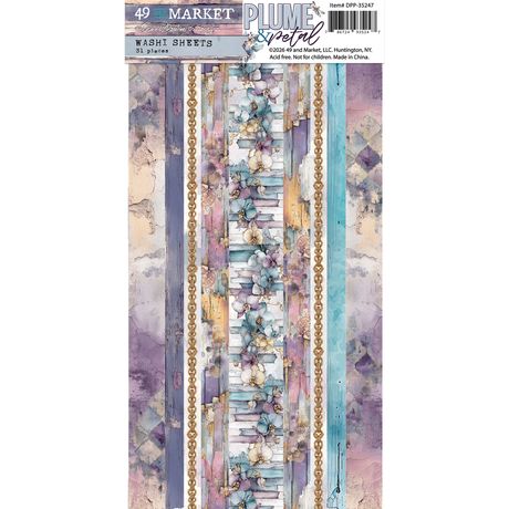 49 and Market - Plume & Petal Collection - Washi Tape Sheets
