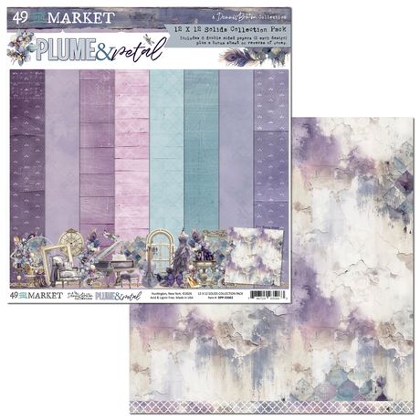 49 and Market - Plume & Petal Collection - 12 x 12 Solids Collection Pack