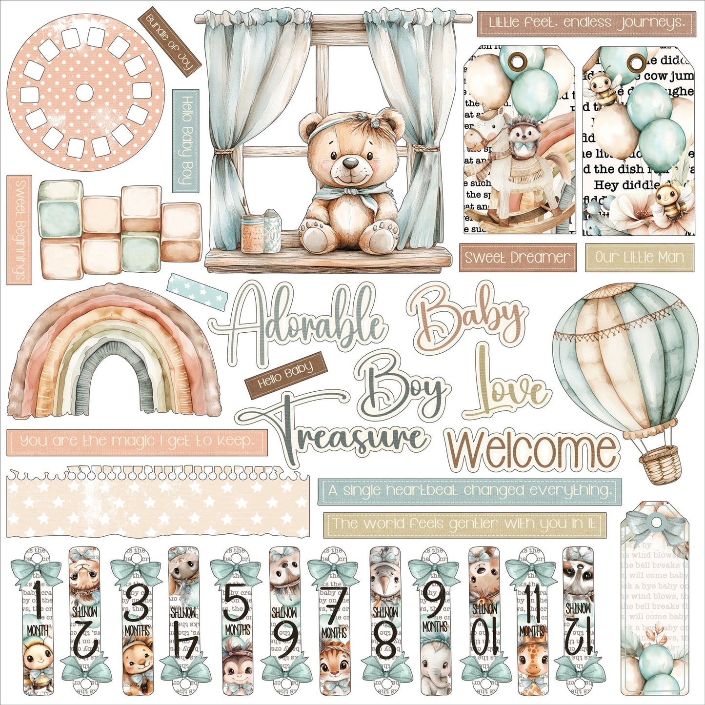 49 And Market - All-In-One Kit - Little Dreamers Collection - Spice