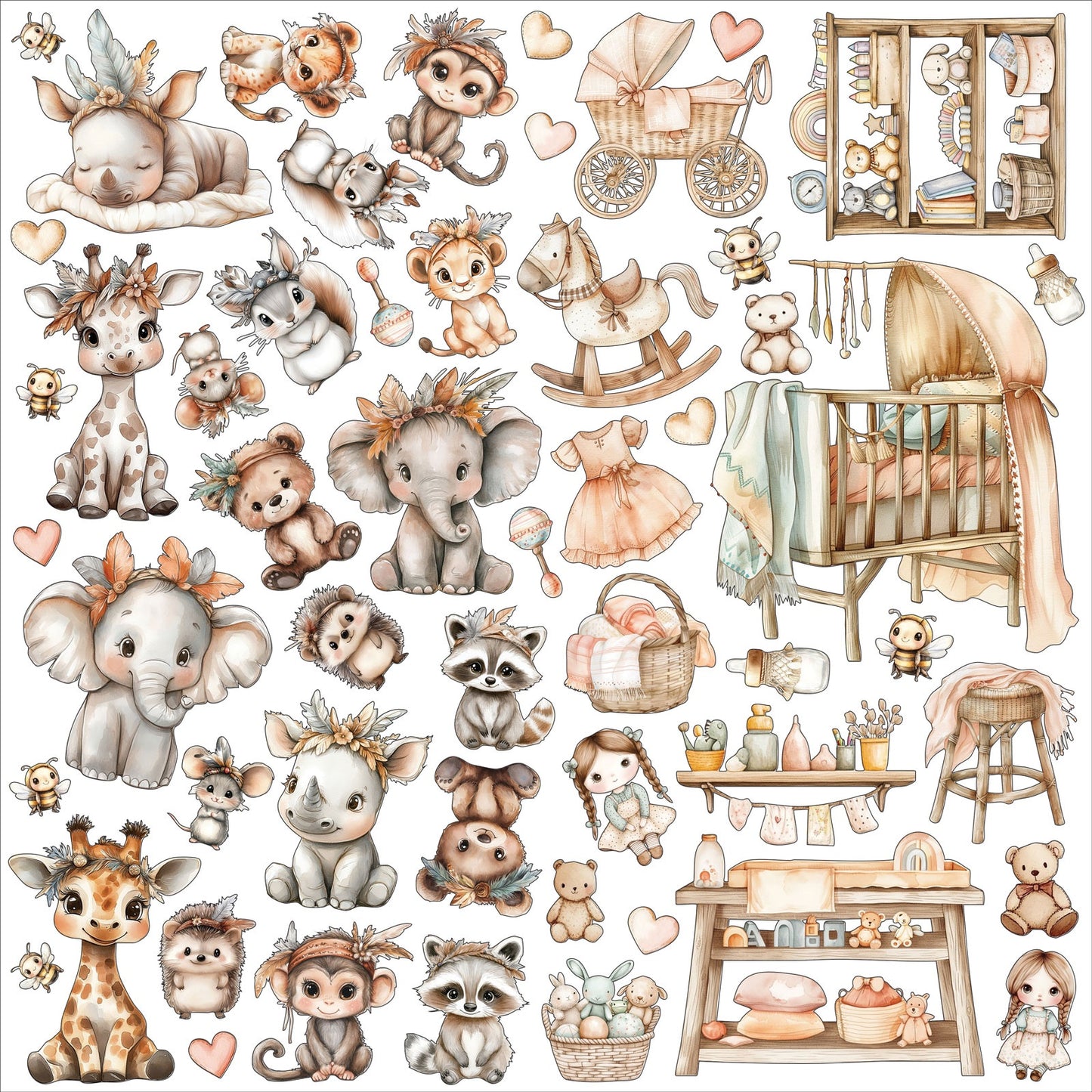 49 And Market - All-In-One Kit - Little Dreamers Collection - Sugar