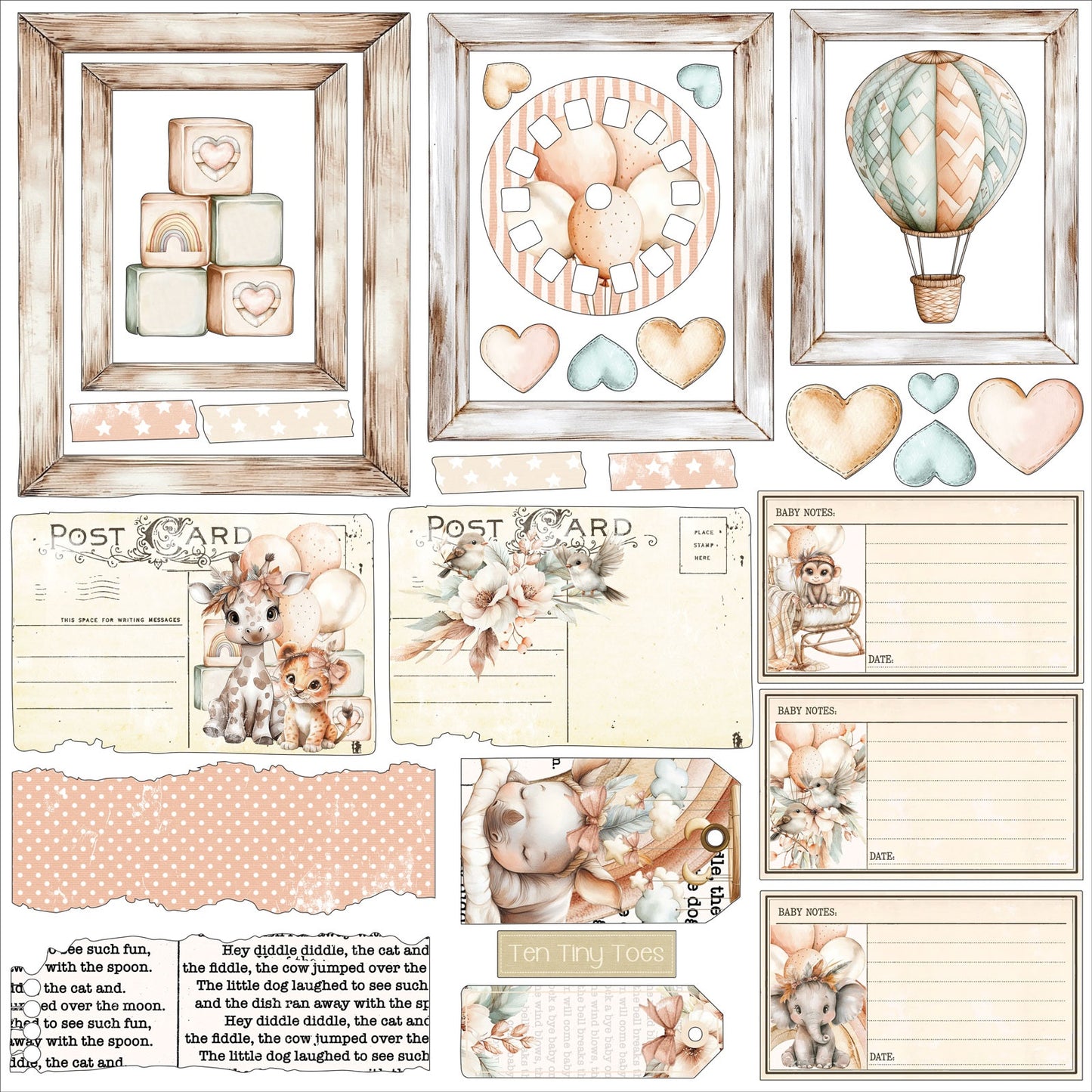 49 And Market - All-In-One Kit - Little Dreamers Collection - Sugar