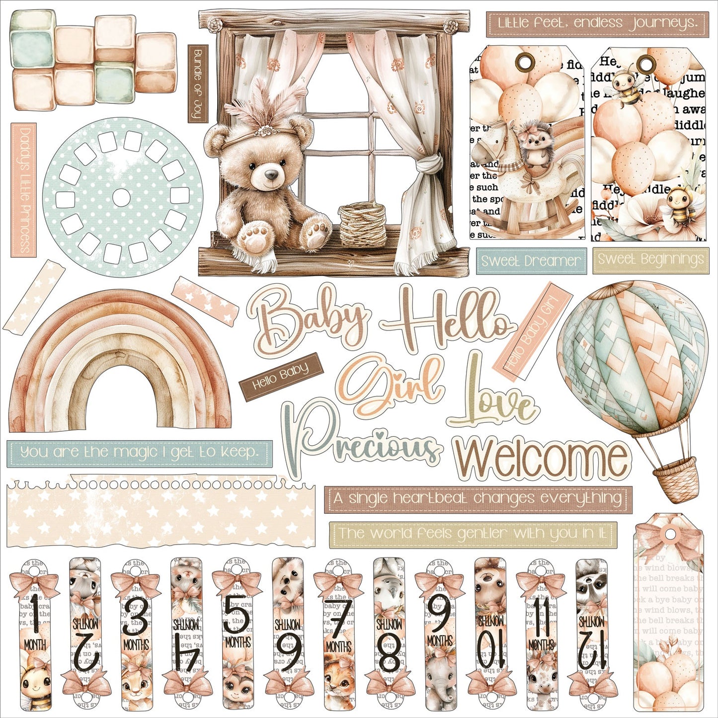 49 And Market - All-In-One Kit - Little Dreamers Collection - Sugar