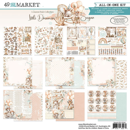 49 And Market - All-In-One Kit - Little Dreamers Collection - Sugar