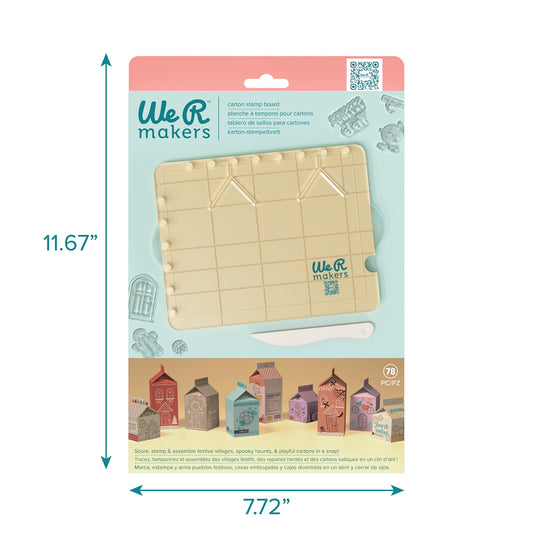 We R Makers - Carton Stamp Board And Stamps