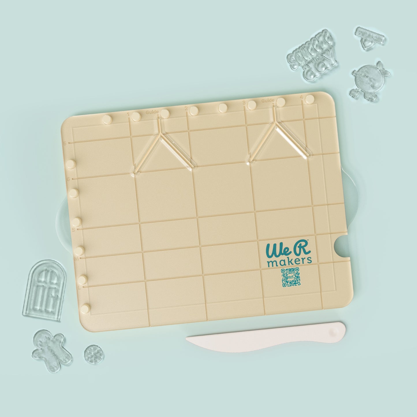 We R Makers - Carton Stamp Board And Stamps