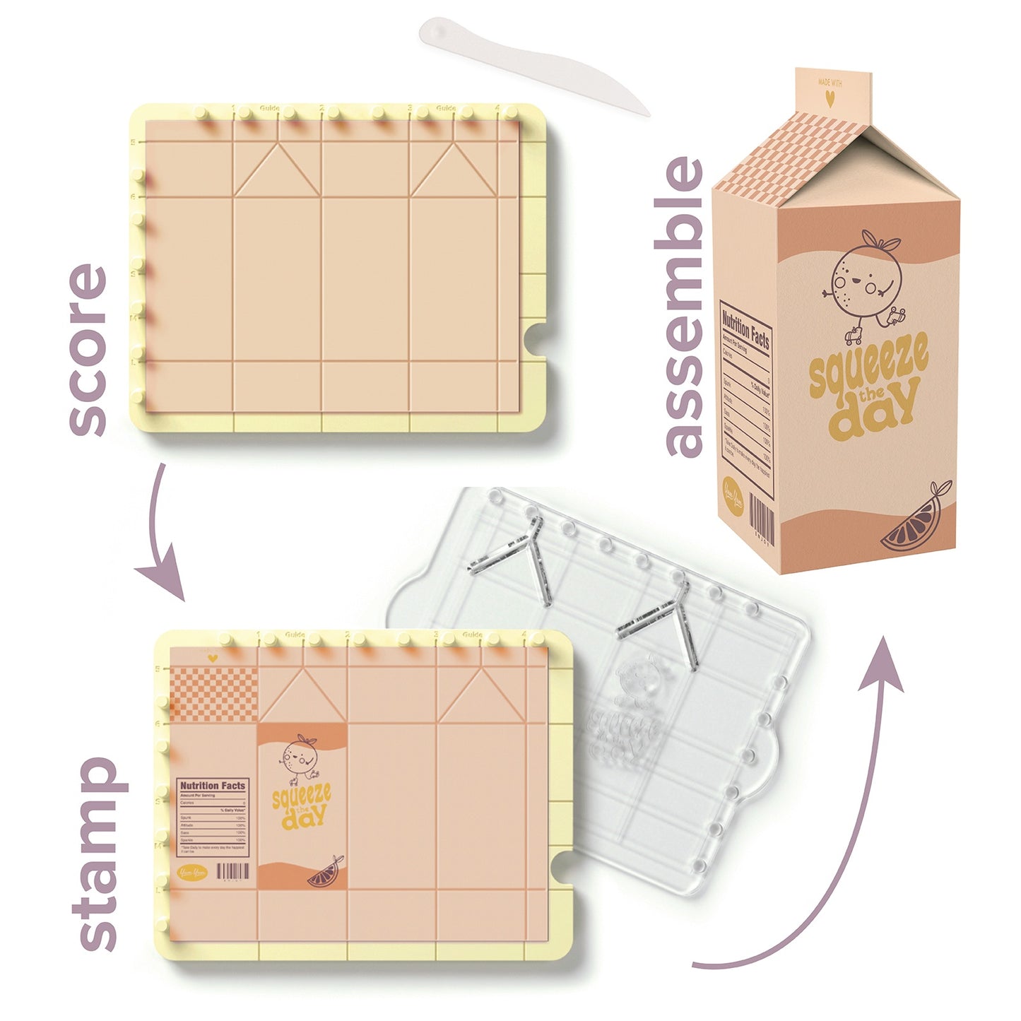 We R Makers - Carton Stamp Board And Stamps