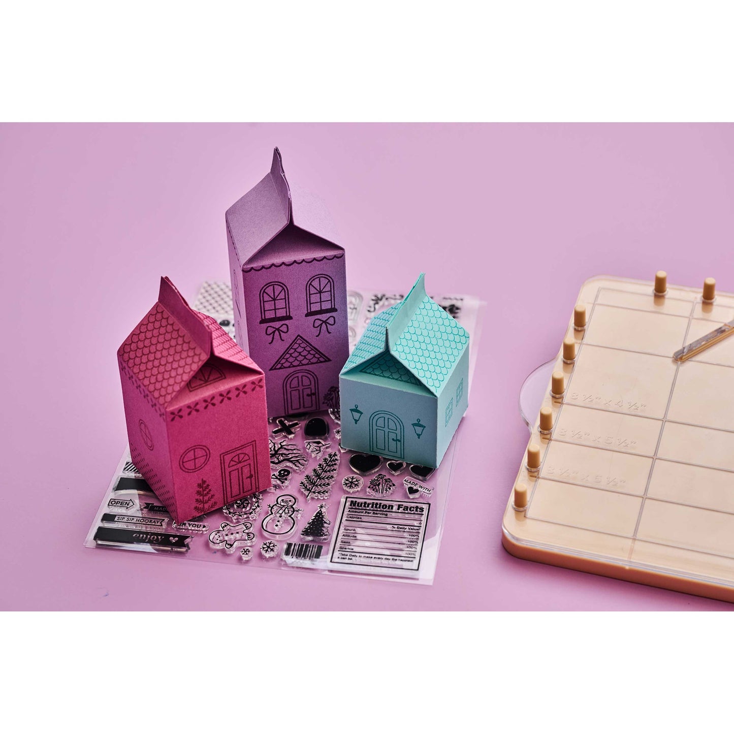 We R Makers - Carton Stamp Board And Stamps