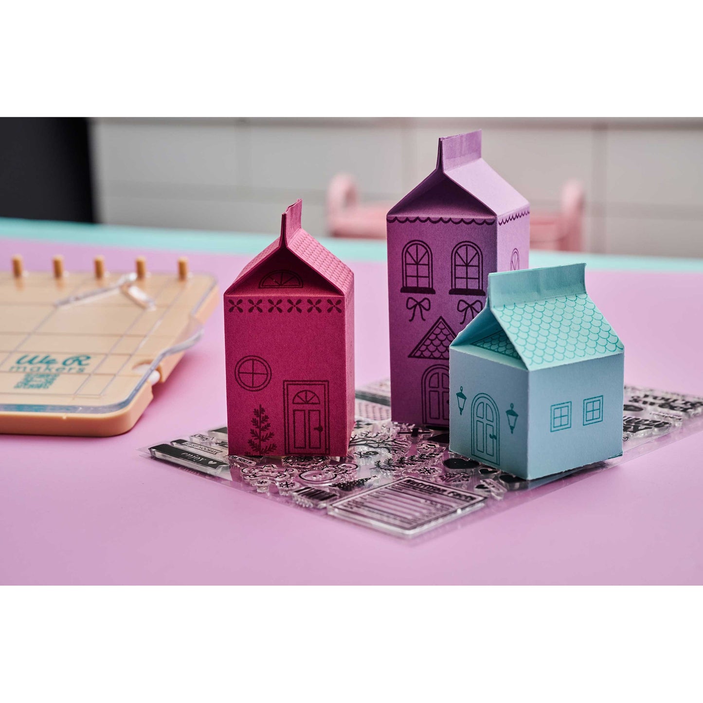 We R Makers - Carton Stamp Board And Stamps