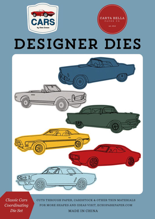 Carta Bella - Cars Collection - Vintage Vehicles Coordinating Die Set