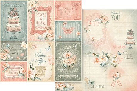 Graphic 45 - Always & Forever Collection - 12" x 12" Double-Sided Paper - Journaling