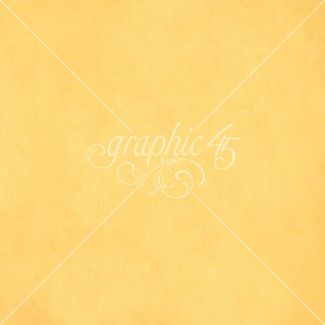 Graphic 45 - Scenic Route Collection - 12 x 12 Double Sided Paper - Patterns and Solids - Lemon Yellow