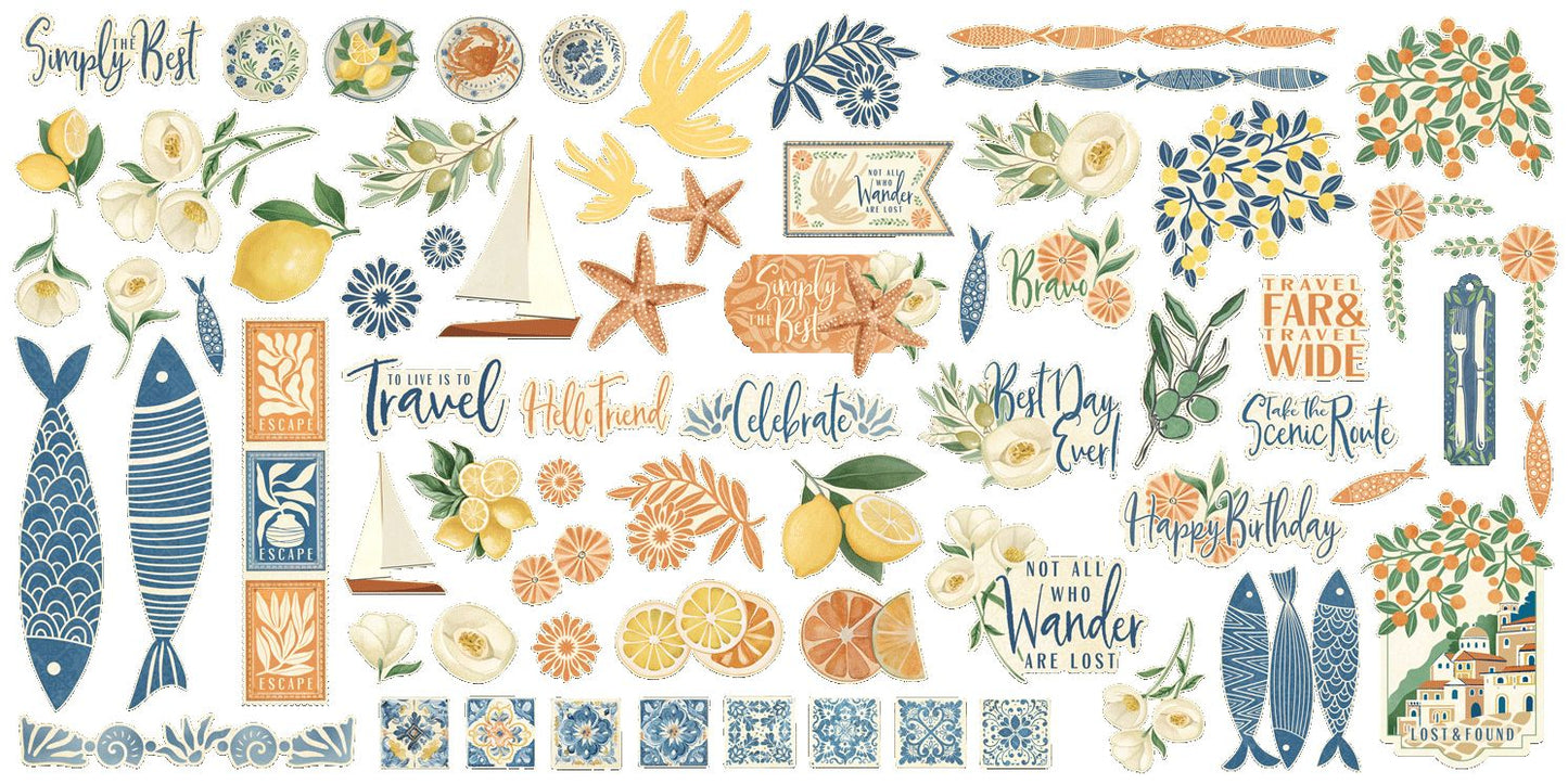 Graphic 45 - Scenic Route Collection - Ephemera