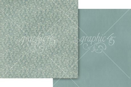 Graphic 45 - Always & Forever Collection - 12" x 12" Double-Sided Paper - Regency Blue
