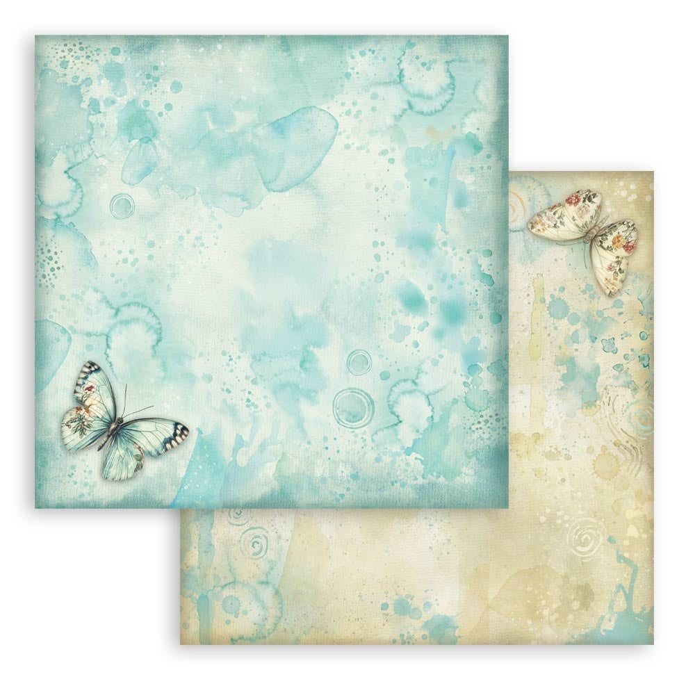 Stamperia - Daisy Art Collection - 12 x 12 Paper Pad - Backgrounds