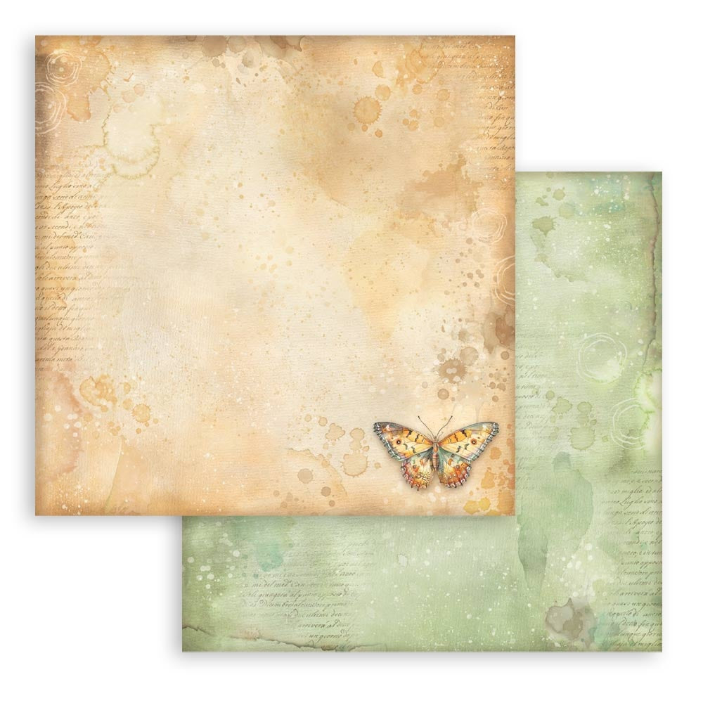 Stamperia - Daisy Art Collection - 8 x 8  Paper Pad - Backgrounds