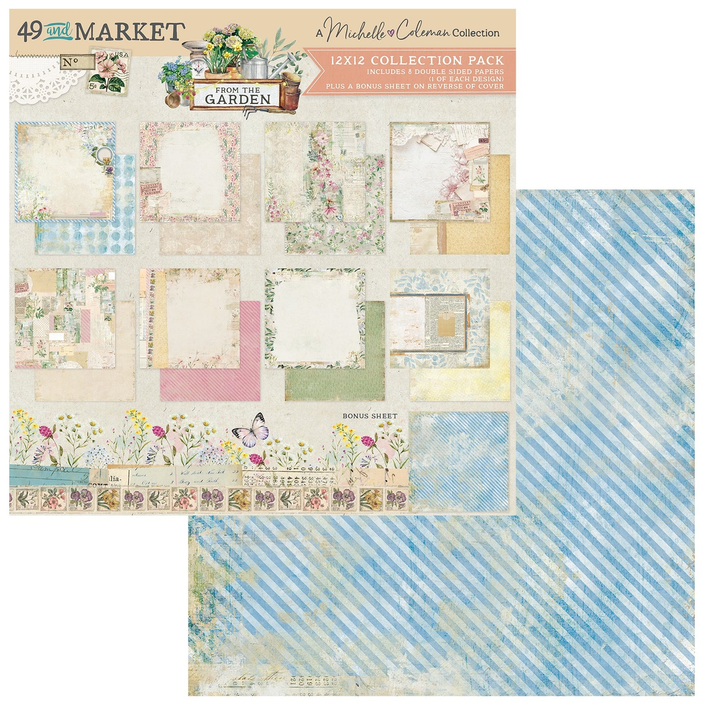 49 And Market - From The Garden Collection - 12 x 12 Collection Pack