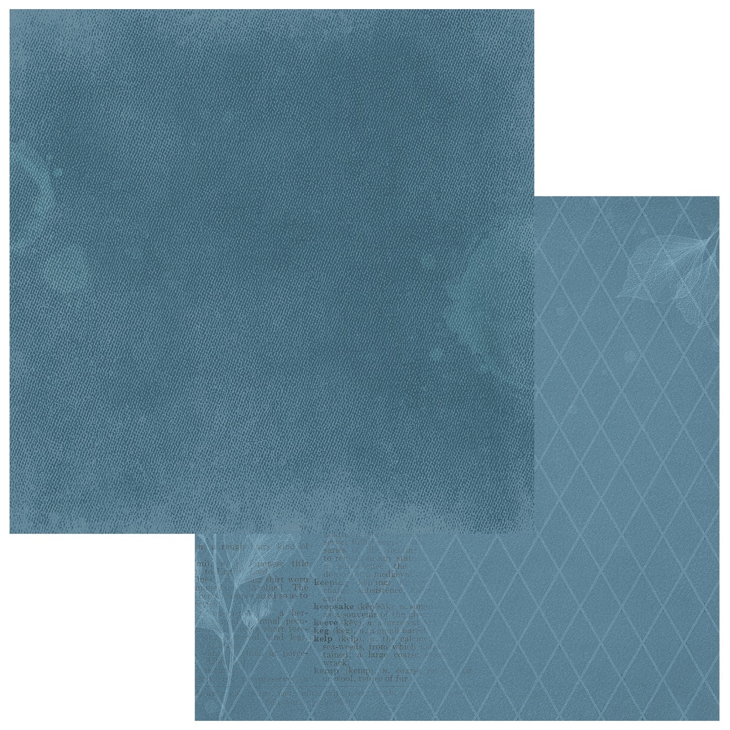 49 And Market - Faded Memory Lane Collection - 12 x 12 Double Sided Paper - Forgotten